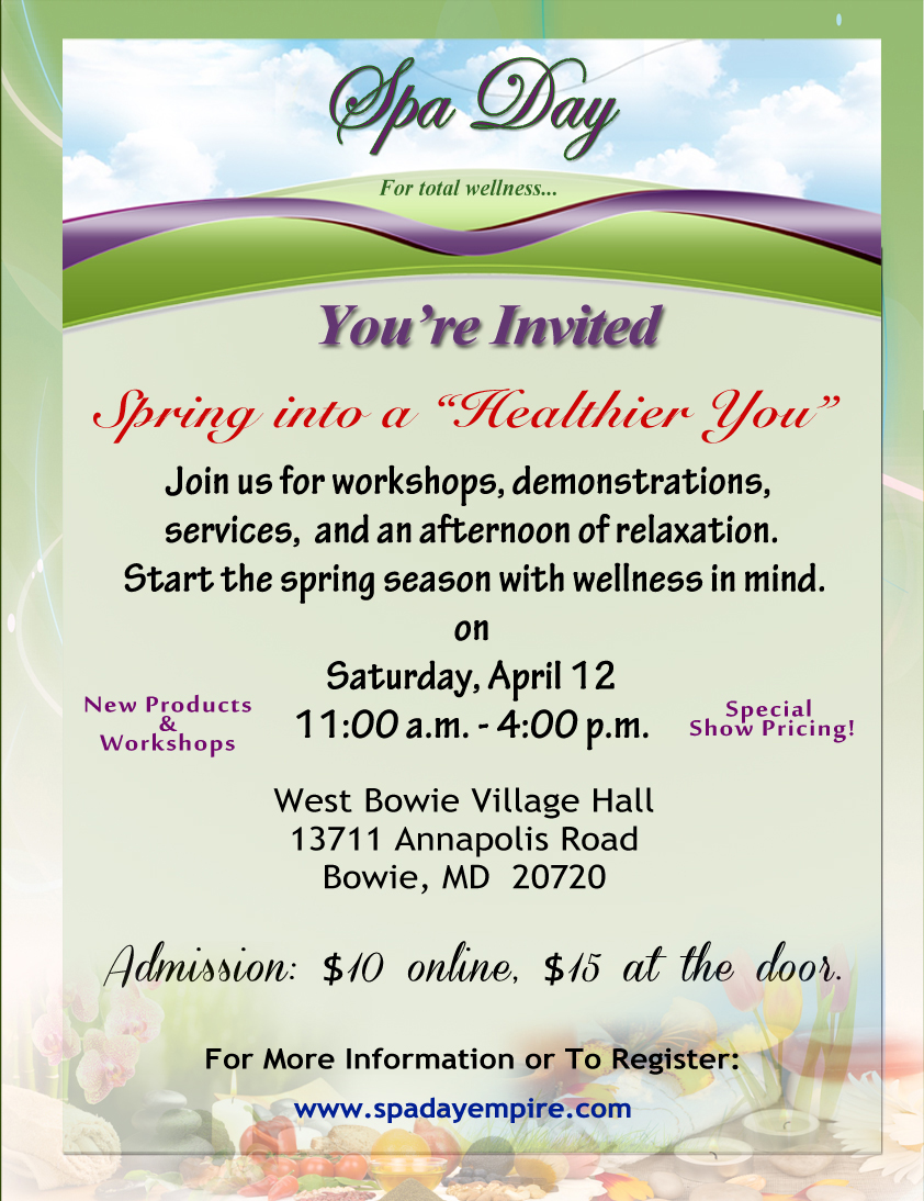 Spa Day Invite April-2014